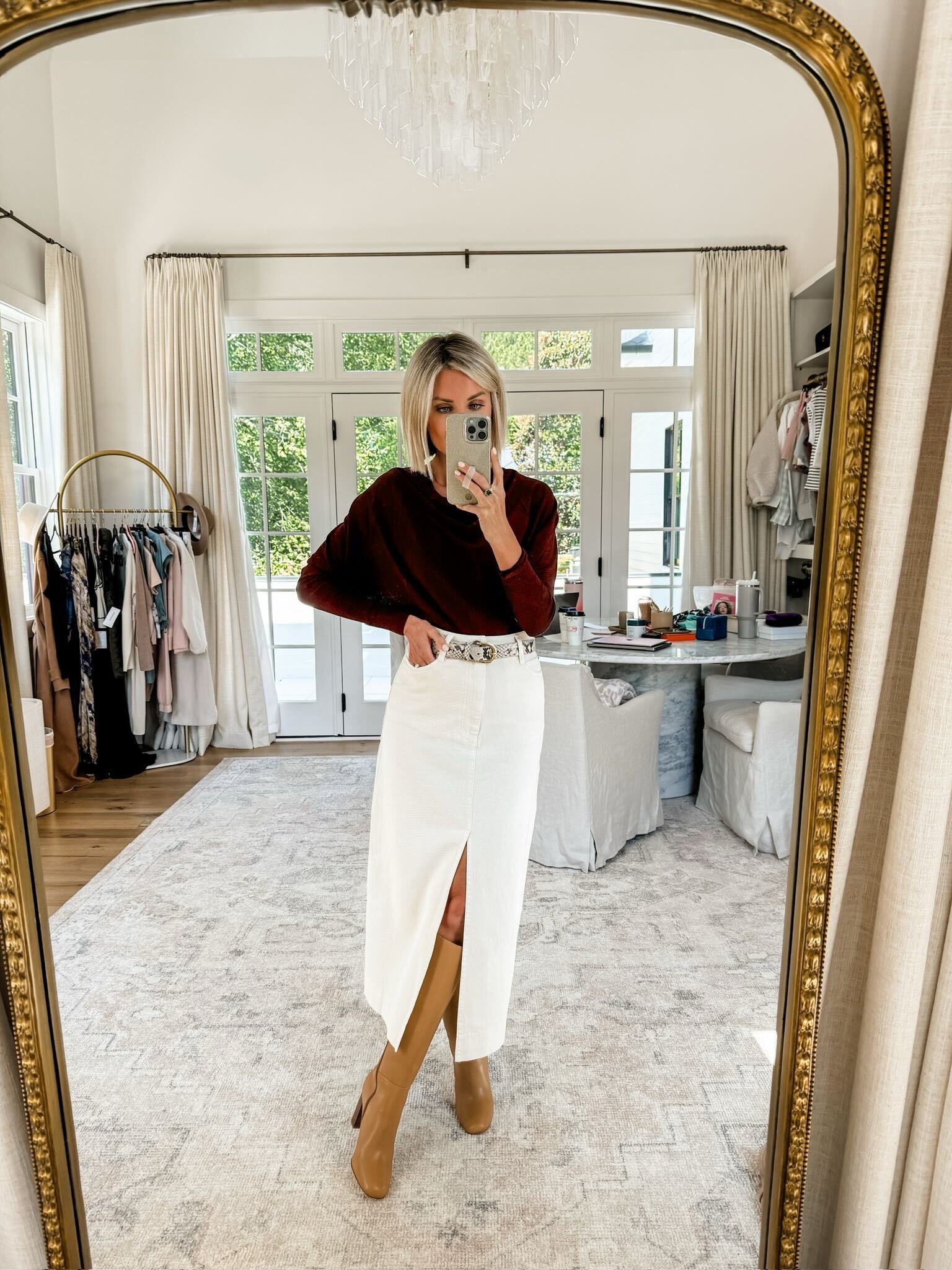 I love this denim skirt and sweater for fall! Wearing XS/25!

Loverly Grey, NSale, Nordstrom anniversary sale, Nordstrom finds

#LTKSaleAlert #LTKStyleTip #LTKxNSale