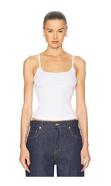 GRLFRND Essential Cami in White from Revolve.com | Revolve Clothing (Global)
