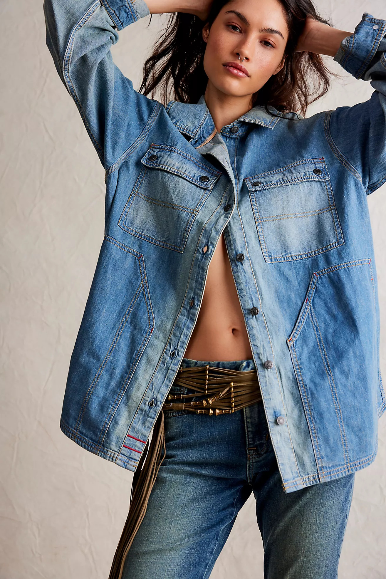 We The Free Lily Denim Shirt | Free People (Global - UK&FR Excluded)