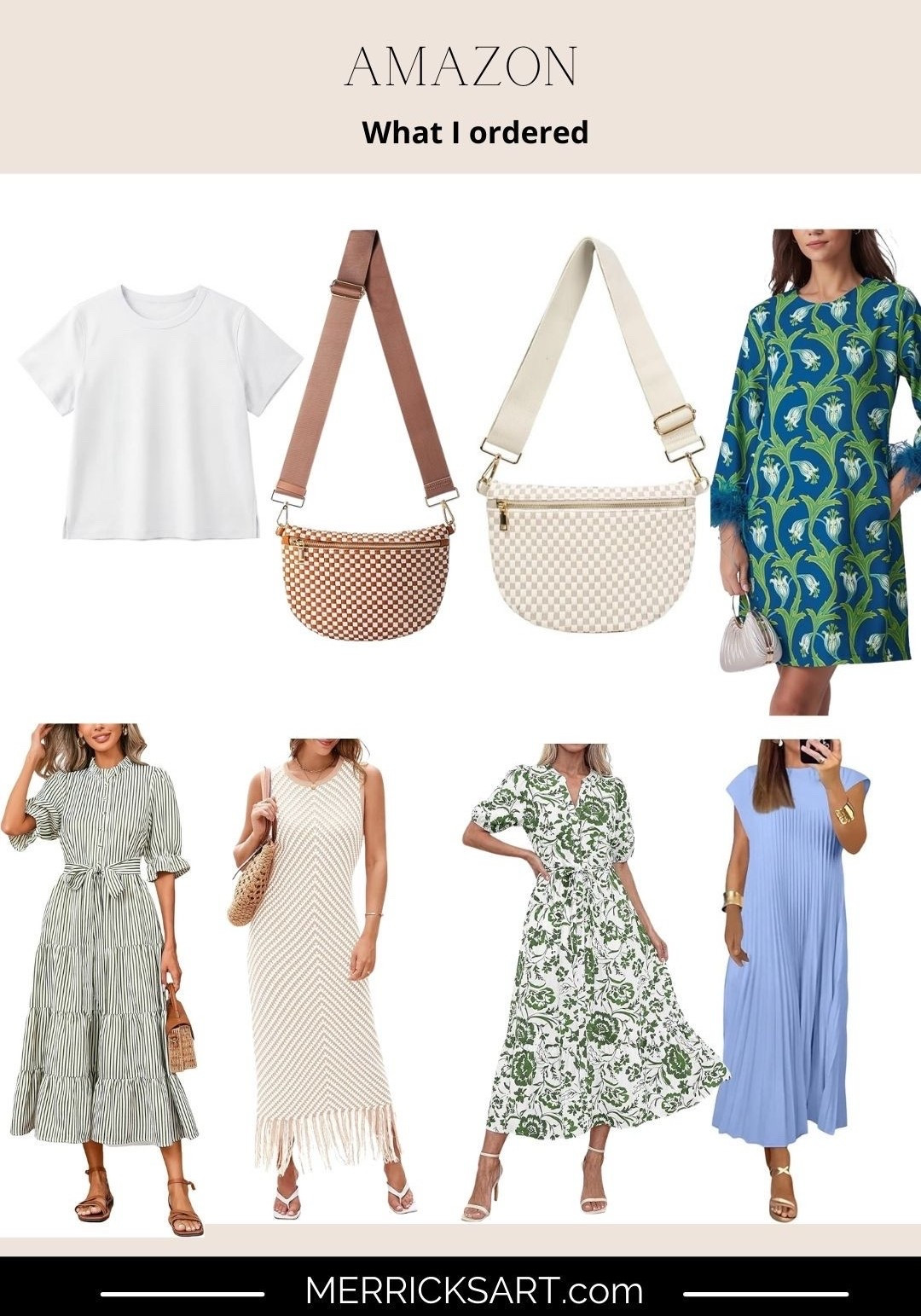  My recent @amazon order! Excited to find some great spring dresses for you all!

 