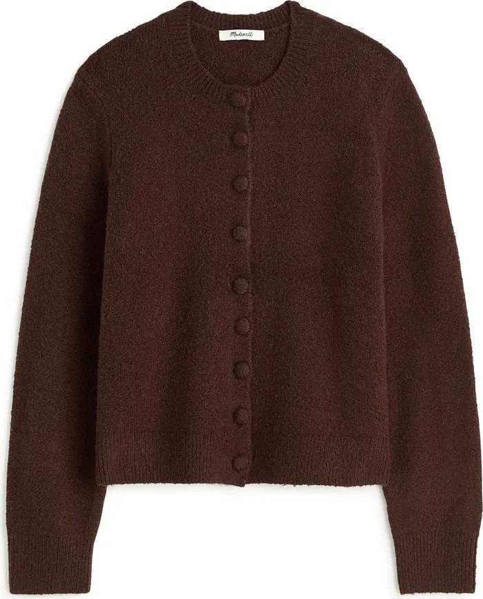 Shrunken Cotton Blend Cardigan | Nordstrom