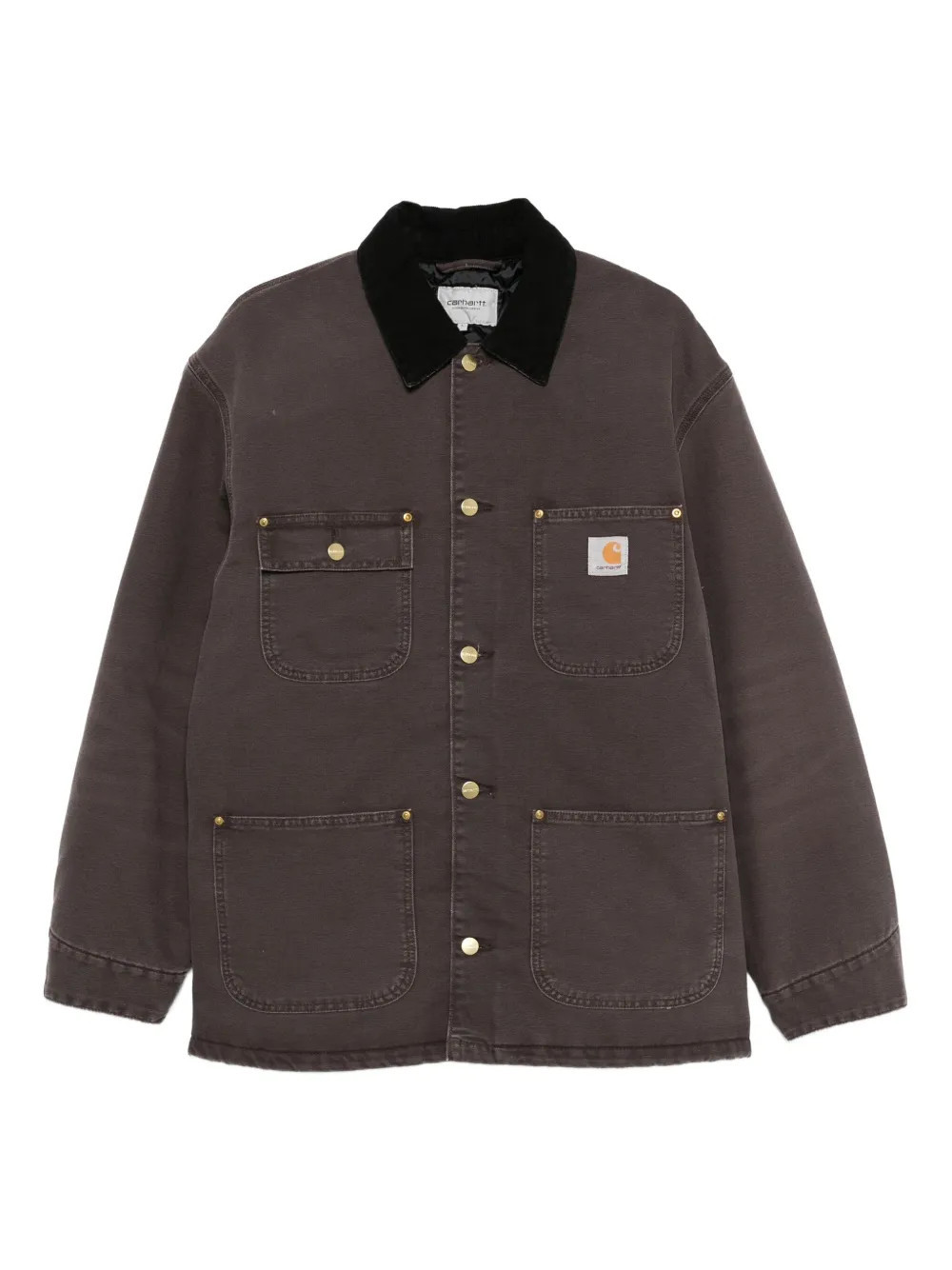 Carhartt WIP OG Chore corduroy-collar coat - Brown | Farfetch Global