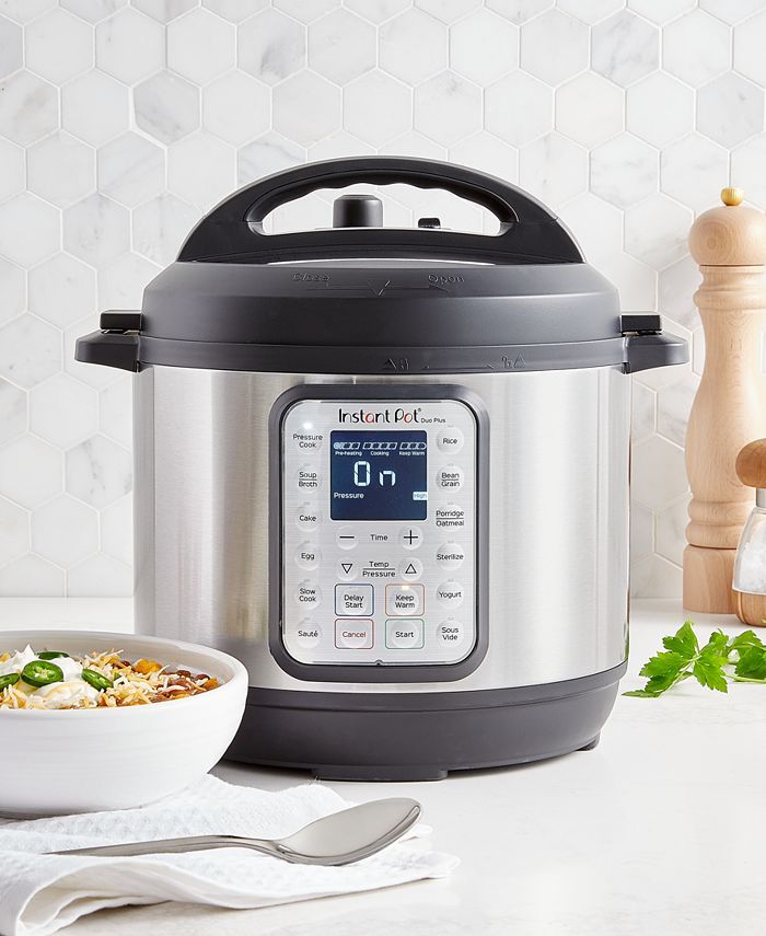 Instant Pot Duo™ Plus 6-Qt. 9-in-1, One-Touch Multi-Cooker & Reviews - Small Appliances - Kitch... | Macys (US)