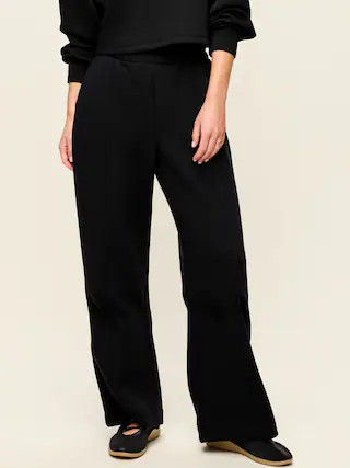 High-Waisted Bounce Fleece Wide-Leg Sweatpants | Old Navy (US)