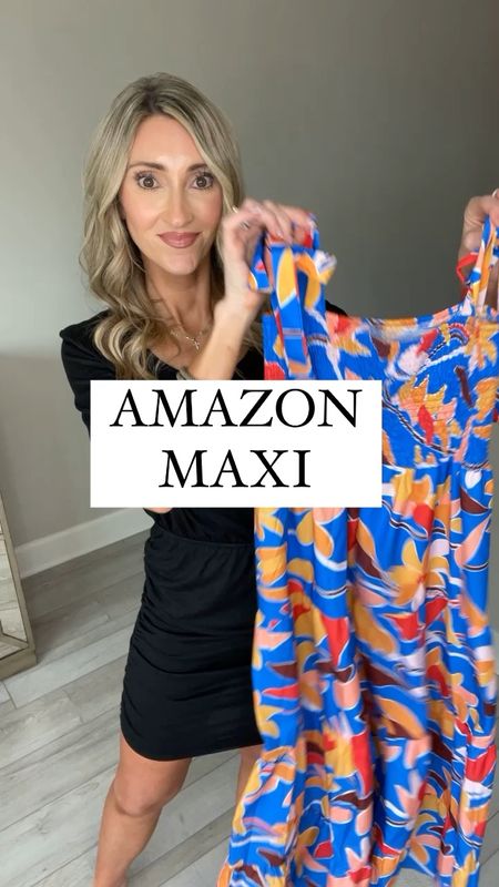 The most gorgeous Amazon maxi dress! So perfect for summer and vacation. The colors are gorgeous! Wearing size small 

#LTKstyletip #LTKunder50 #LTKFind