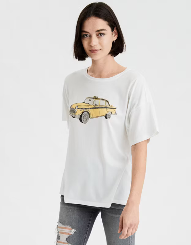 AE Taxi Cab Graphic T-Shirt | American Eagle Outfitters (US & CA)