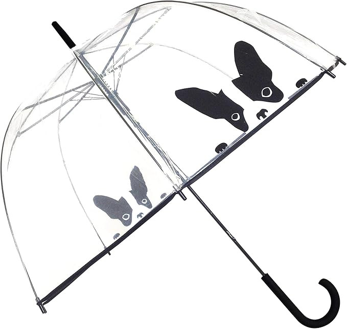 SMATI Stick Clear Bubble Umbrella (The Enhanced Edition Cat and Dog) - Auto Open - for Women and ... | Amazon (US)