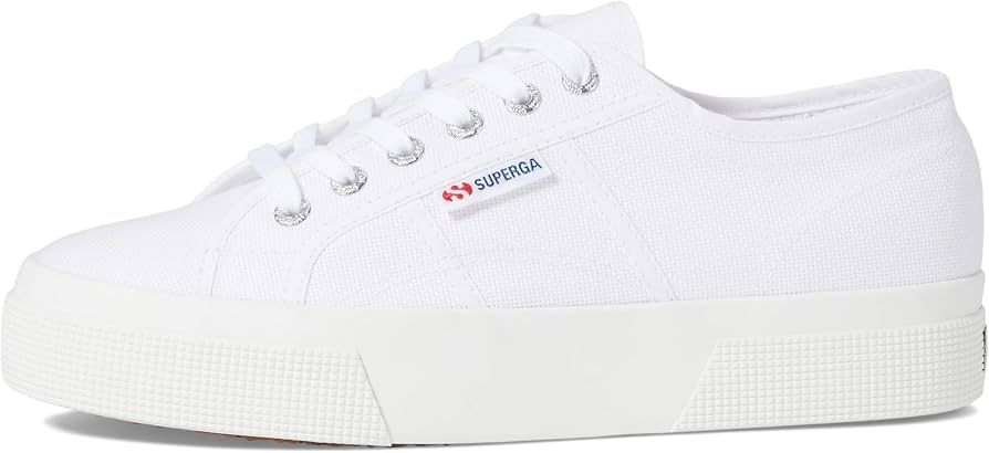 SUPERGA Unisex's Low Lace-Up Shoes, White, 37.5 EU | Amazon (US)