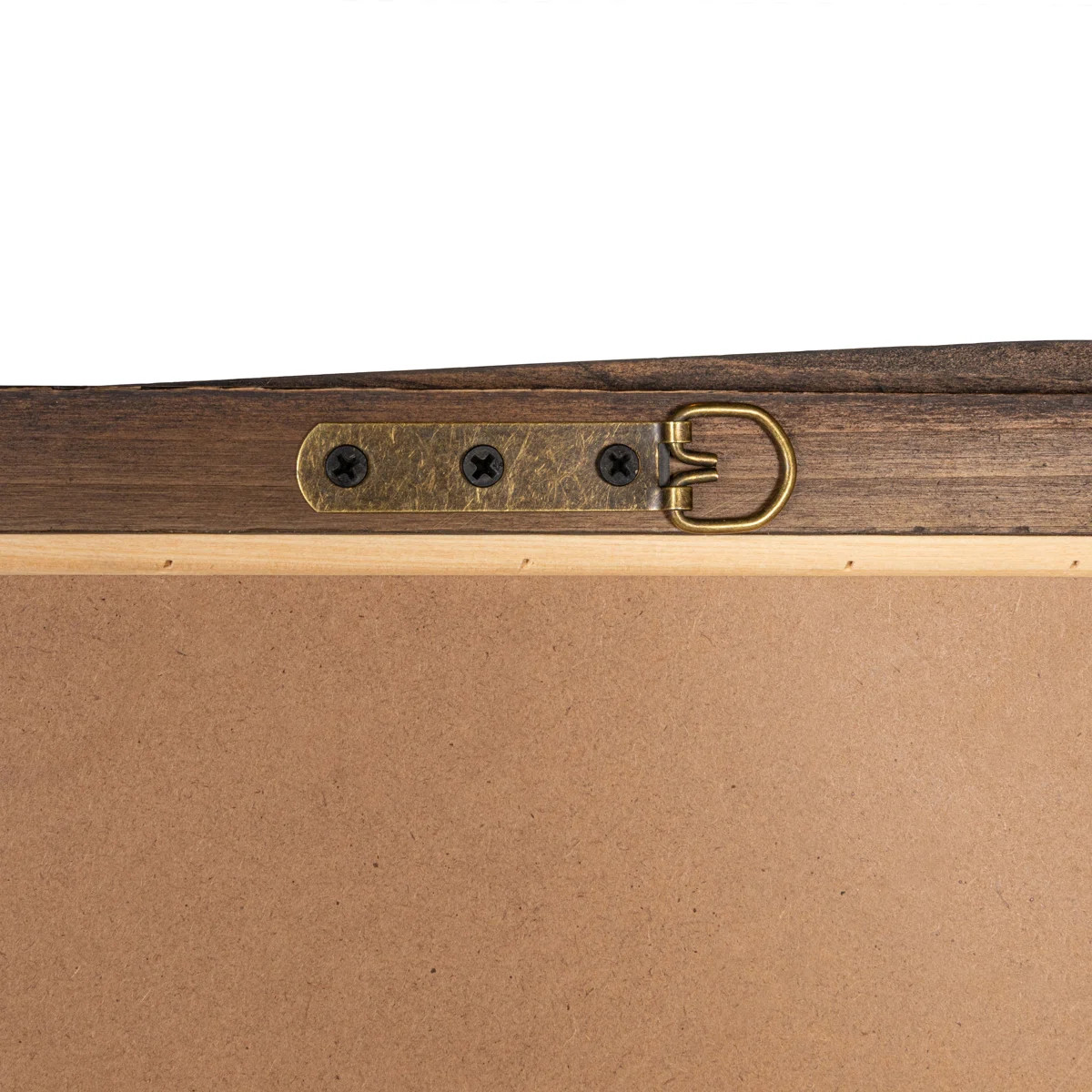 Eli Modern Walnut Finish Mango Wood Wall Mirror | Wayfair North America