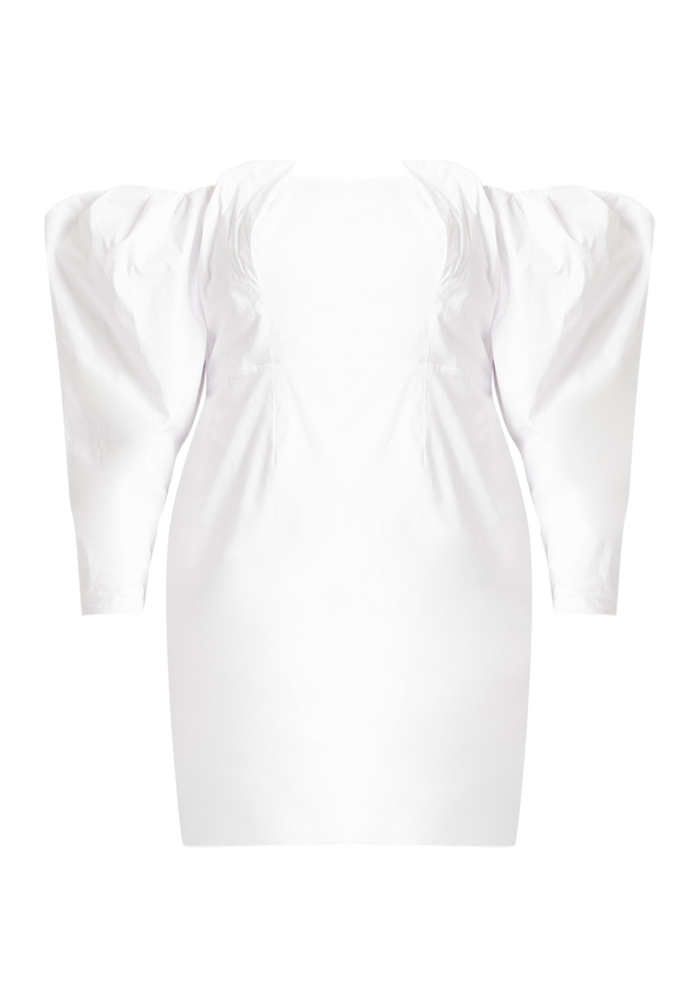 Mutton Sleeve Mini Dress | Eloquii