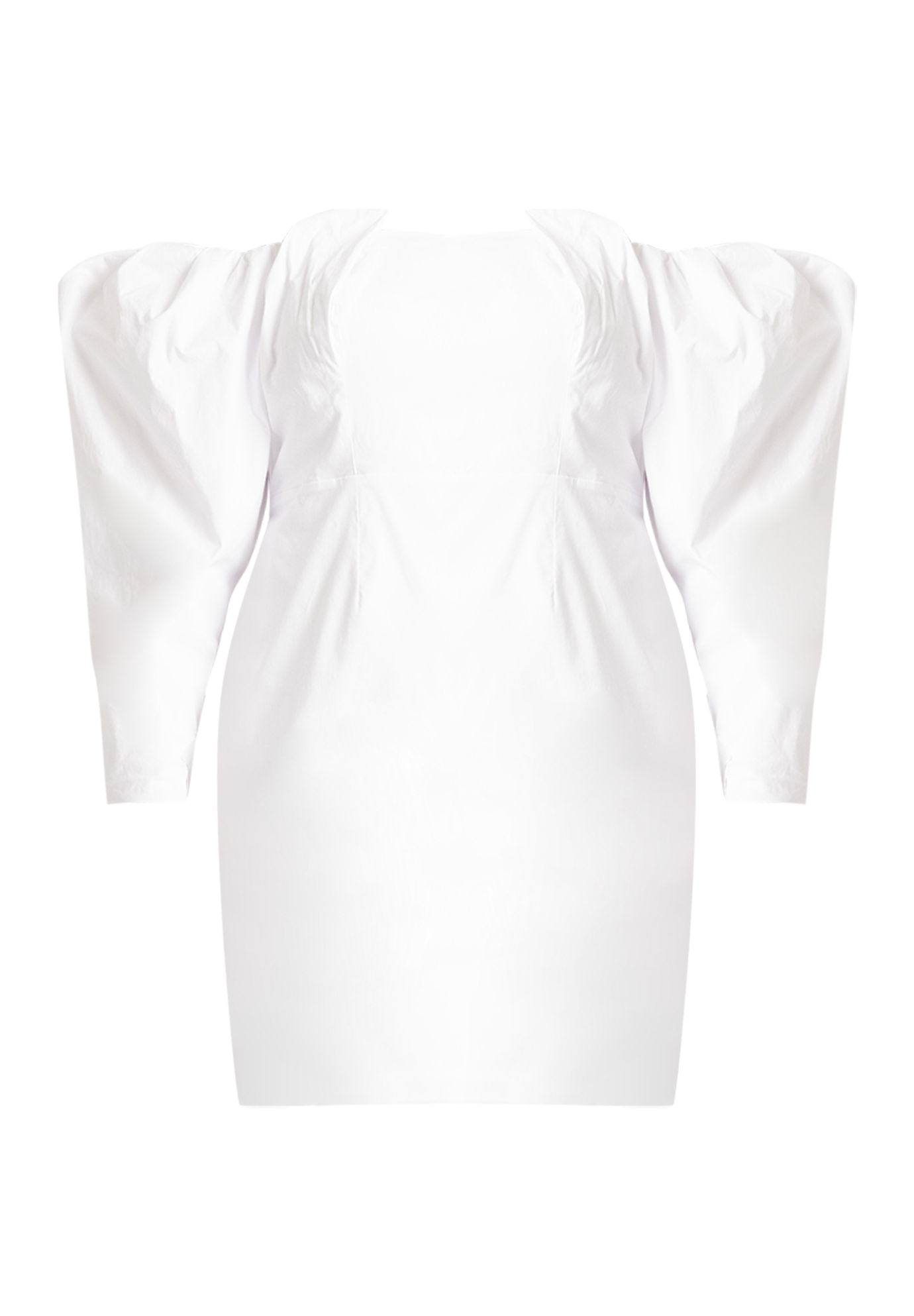 Mutton Sleeve Mini Dress | Eloquii