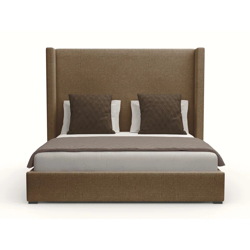 Upholstered Wingback Bed | Wayfair North America