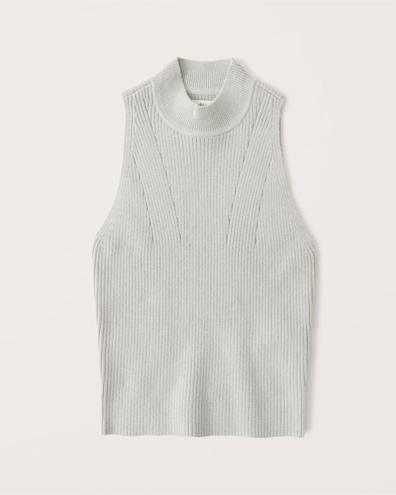 Sweater-Knit Mockneck Top | Abercrombie & Fitch (US)