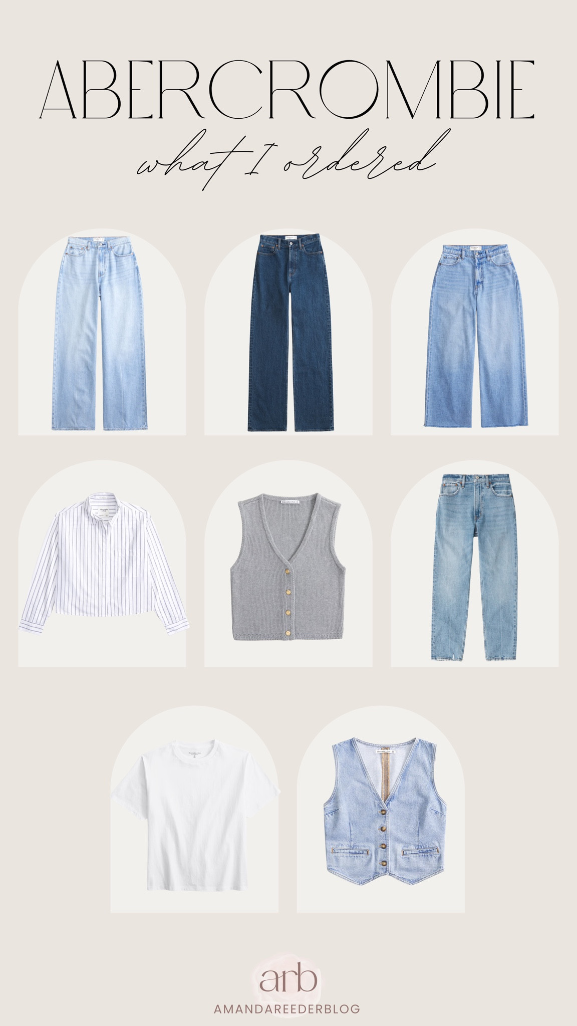 What I ordered from Abercrombie 

abercrombie, abercrombie finds, fall denim, fall outfit inspo, sweater vests, button up, ootd

#LTKSeasonal #LTKStyleTip