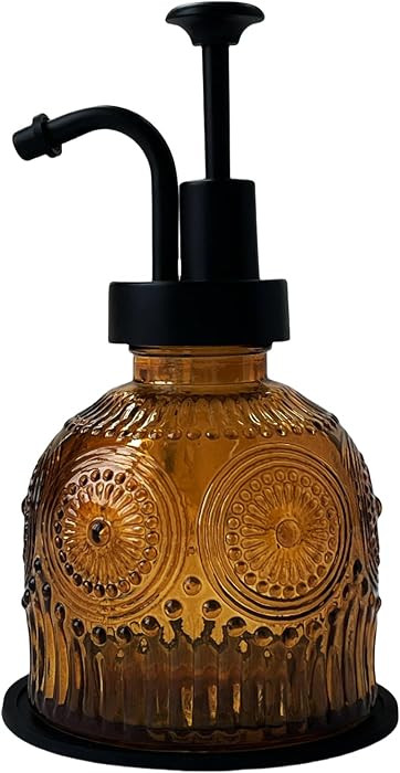 Vintage Soap Dispenser for Bathroom,Glass Kitchen Soap Dispenser with Pump,Farmhouse Antique,Cute... | Amazon (US)