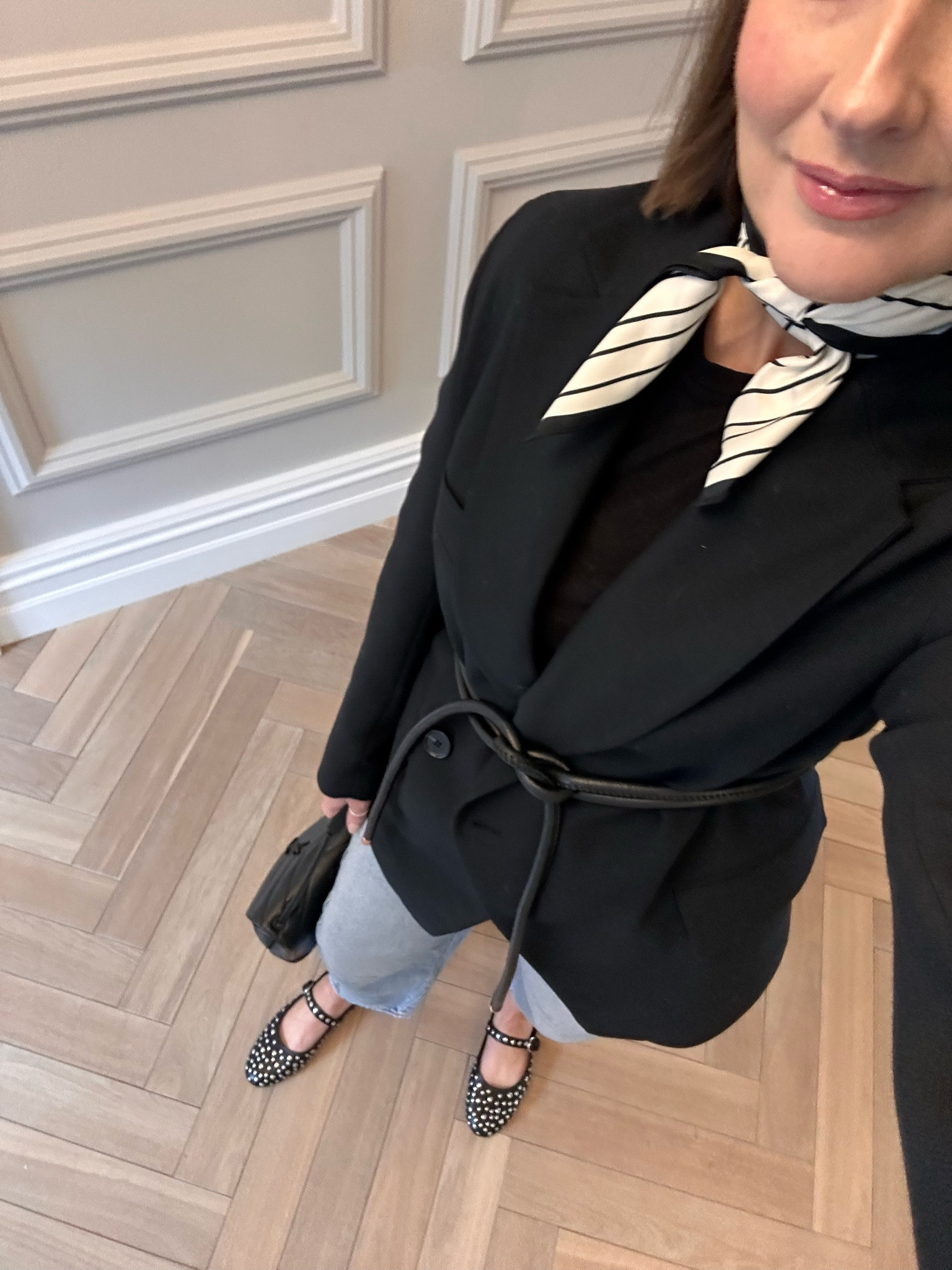 Fridays Fit 🥷 uniform of blazer t shirt jeans with some
Ballet flats 

#LTKeurope #LTKstyletip #LTKshoecrush