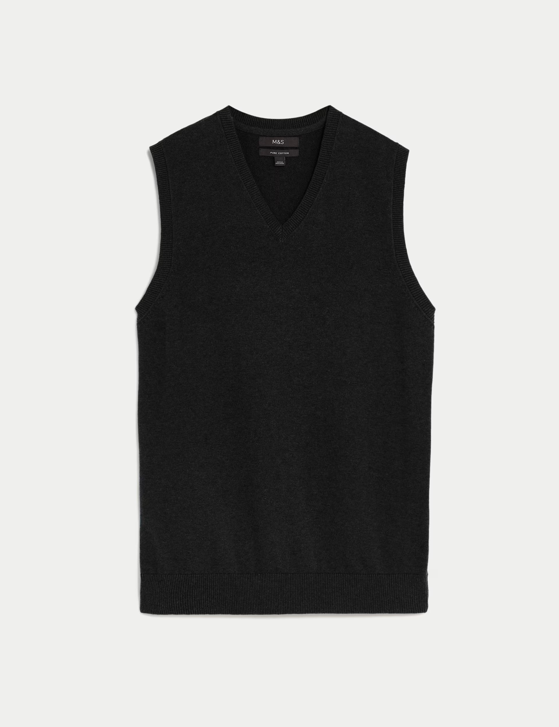 Pure Cotton Sleeveless Jumper | Marks & Spencer (UK)