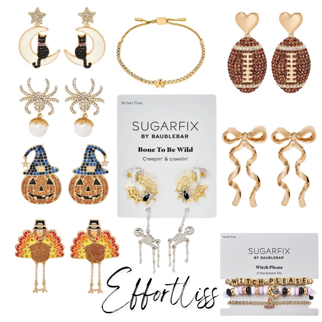 BaubleBar Sugarfix jewelry current obsessions 💫 — fun, flirty, and perfectly festive for fall. I mean, “Witch Please” 🧙🏻‍♀️✨ how can you not smile at that?

Jewelry doesn’t have to be serious — it’s the easiest way to add a little personality (and a great conversation starter) to an otherwise basic work outfit. Why not have fun with it? Life’s too short for boring accessories! 👻🖤

baublebar sugarfix jewelry, baublebar fall collection, sugarfix by baublebar bracelet, witch please bracelet, ljewelry under 20, affordable fall accessories, trendy fall jewelry, halloween,, fun fall jewelry finds, statement bracelet fall, baublebar sugarfix, target jewelry, sugarfix target collection, trendy jewelry 2025, jewelry gift ideas, cute jewelry for work outfits, fall holiday accessories, baublebar fashion jewelry, style inspo, affordable baublebar finds, baublebar bracelet stack ideas, fun jewelry, seasonal jewelry, fall must haves, halloween bracelet, holiday jewelry 2025,  gift ideas for her, trendy target jewelry finds
#effortliss 

#LTKSeasonal #LTKHalloween #LTKFindsUnder50