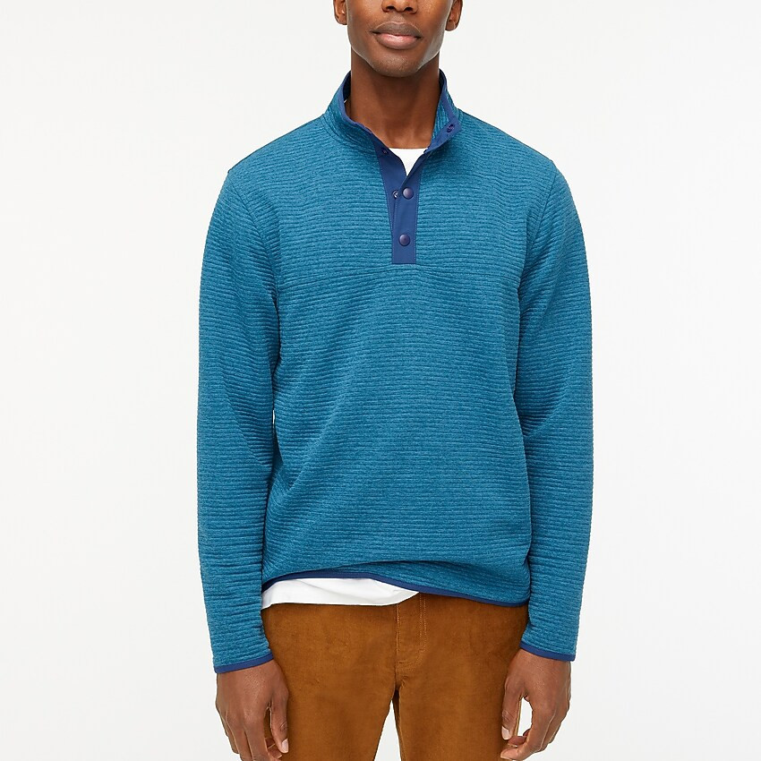 Quilted knit pullover | J.Crew Factory