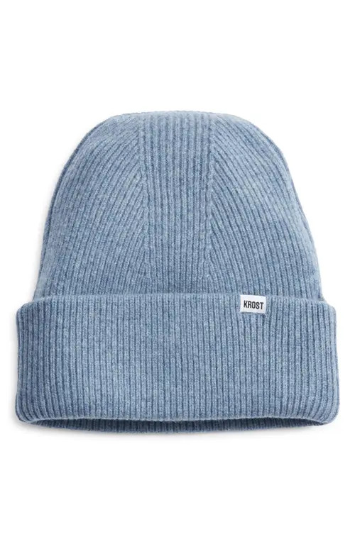 KROST Speckle Wool Beanie in Cashmere Blue at Nordstrom | Nordstrom