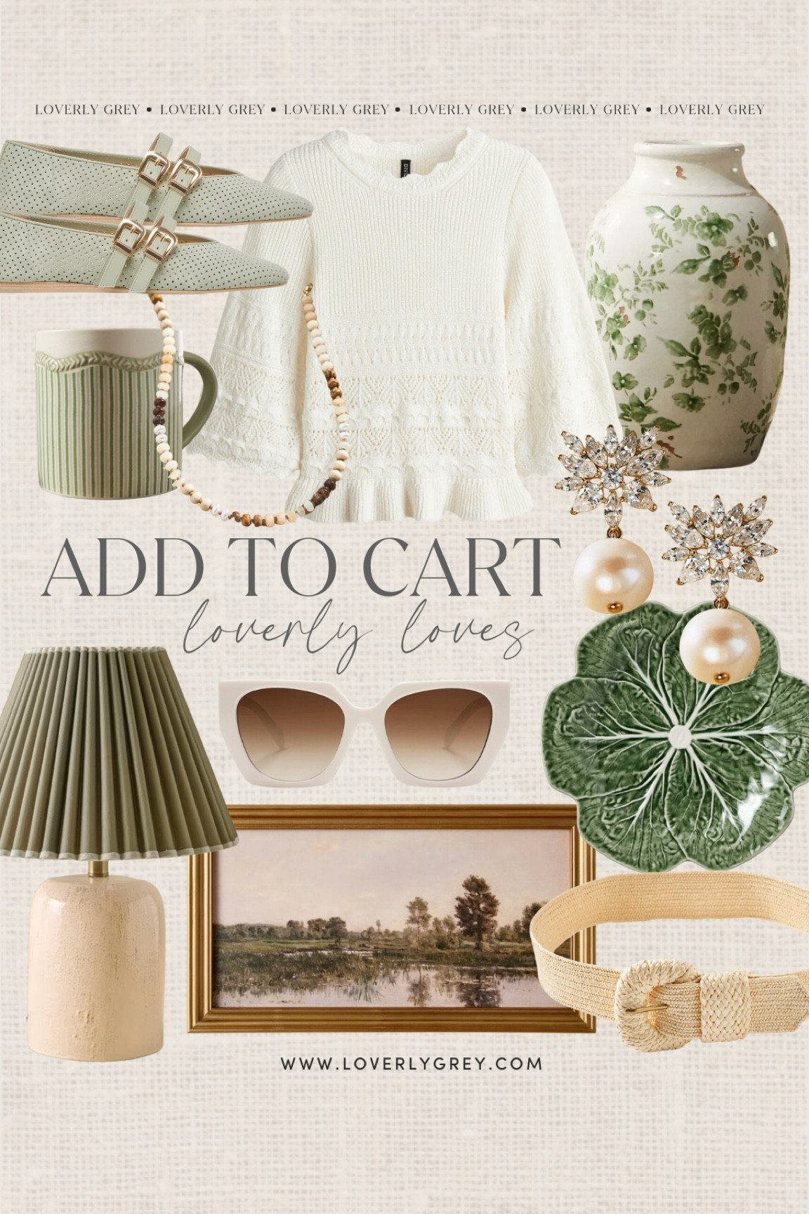 Loving all these green pieces for spring! 


Loverly grey, home decor, ballet flats, vase, accessories, new finds 

#LTKHome #LTKSeasonal #LTKStyleTip