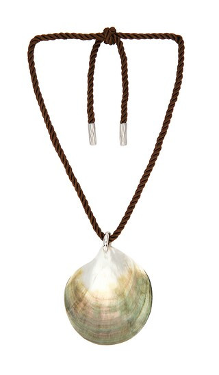 Shell Necklace in Brown | Revolve Clothing (Global)