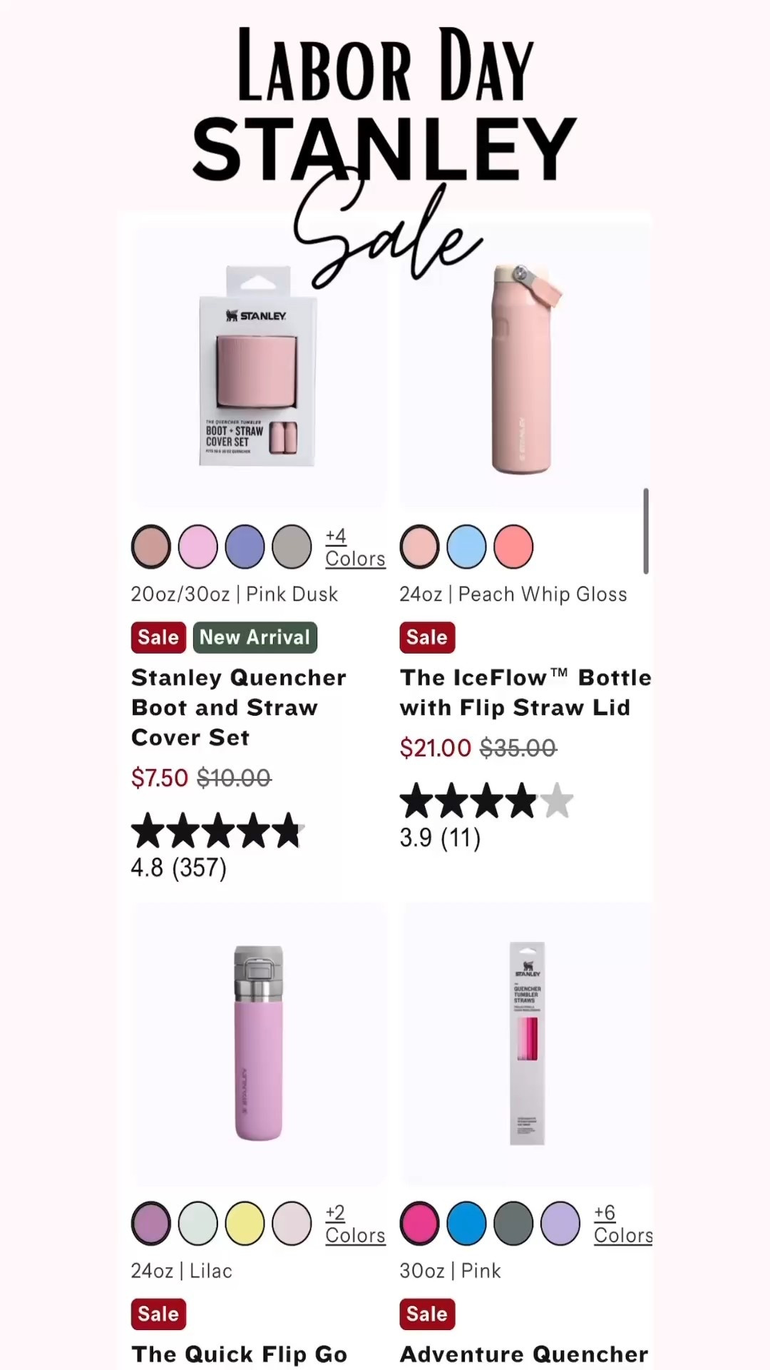 STANLEY - 40% Off
🤍

Labor Day Sale, Tumbler, Tumbler Accessories, Gift, Present, Stanley

#LTKFamily #LTKSaleAlert #LTKFindsUnder50