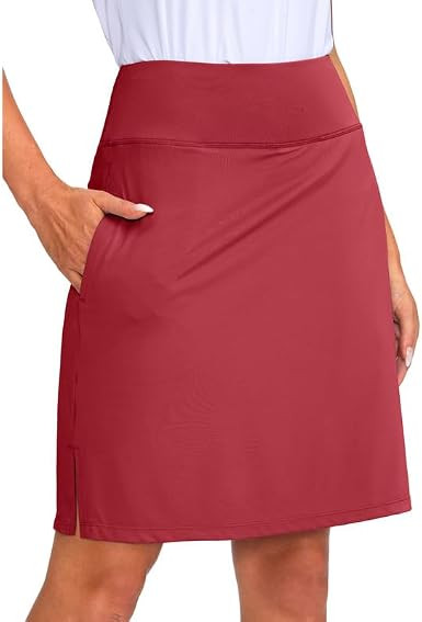 Women's 20" Knee Length Skorts Skirts UPF50+ Athletic Tennis Golf Skirt for Women Casual Summer S... | Amazon (US)