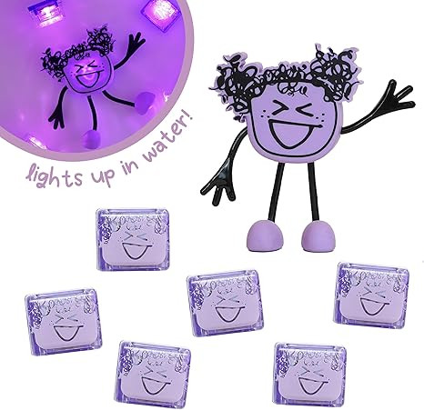 Glo Pals Lumi Water-Activated Bath Toy with 6 Reusable Light-Up Cubes for Sensory Play | Amazon (US)