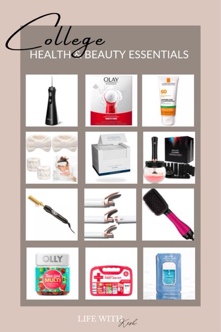 College Health & Beauty Essentials 

#LTKGiftGuide #LTKbeauty #LTKU