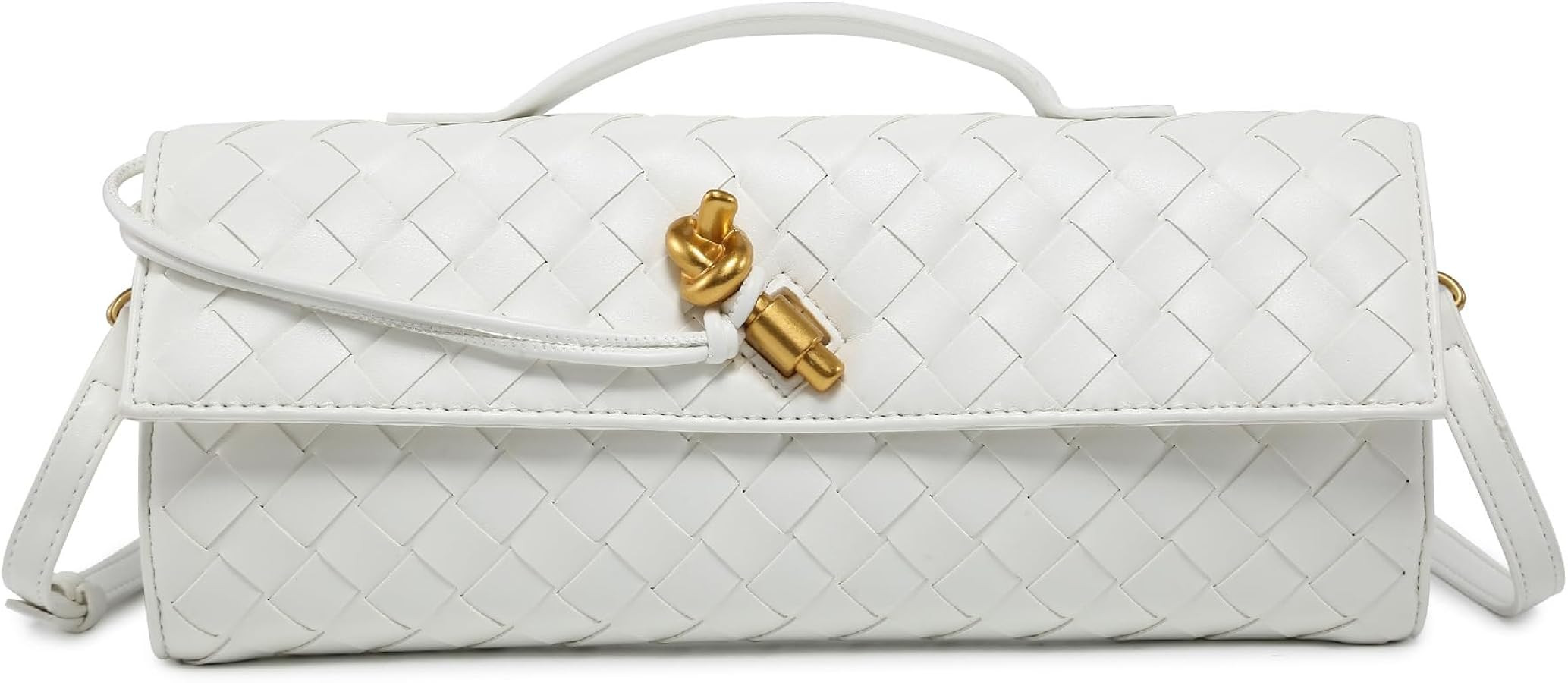 Evening Clutch Bag, Handbag,Brown Clutch Purses For Women Detachable Chain Leather Handbags Shoul... | Amazon (US)