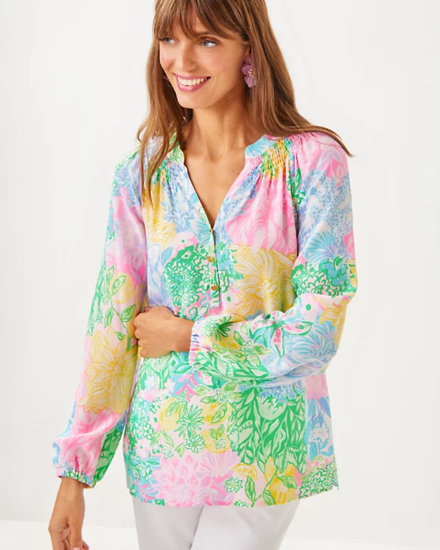 Elsa Silk Top | Lilly Pulitzer | Lilly Pulitzer