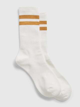 Striped Quarter Crew Socks | Gap (US)
