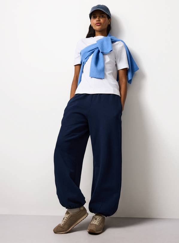 Navy Balloon Co-ord Joggers S | Tu Clothing