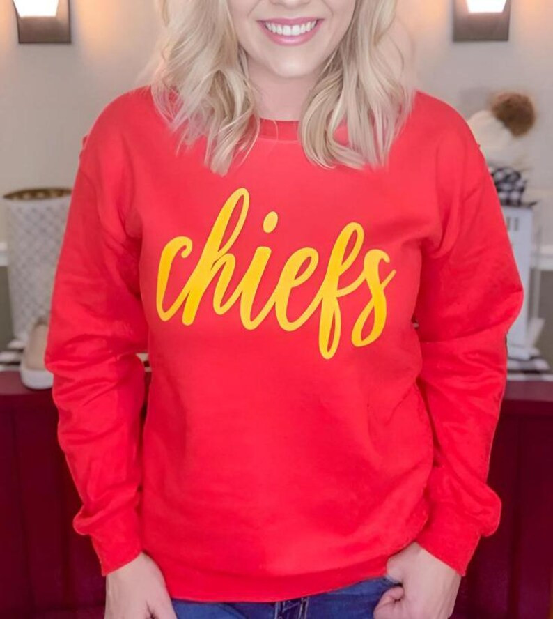 Chiefs Sweatshirt, Womens Chiefs Sweatshirt, Chiefs Sweatshirt, KC Chiefs, Chiefs Football Sweats... | Etsy (US)