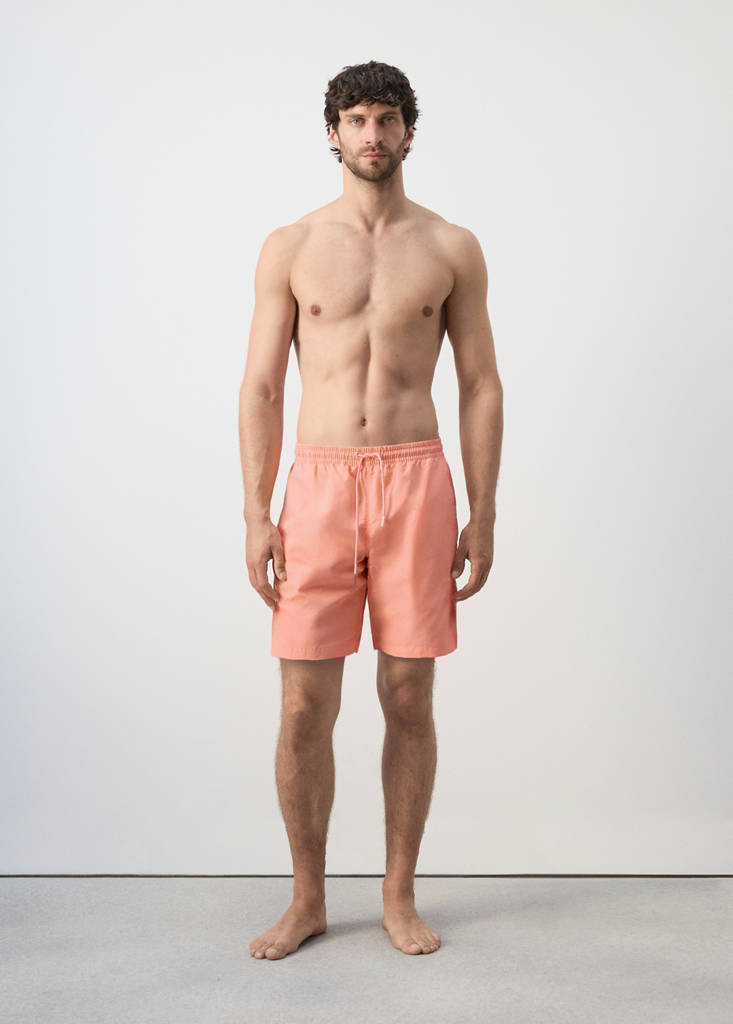 Basic drawstring swimsuit salmon - Man - M - MANGO MAN | Mango (US/MX/AU)