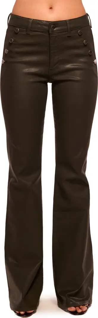 Helena High Waist Coated Bootcut Jeans | Nordstrom
