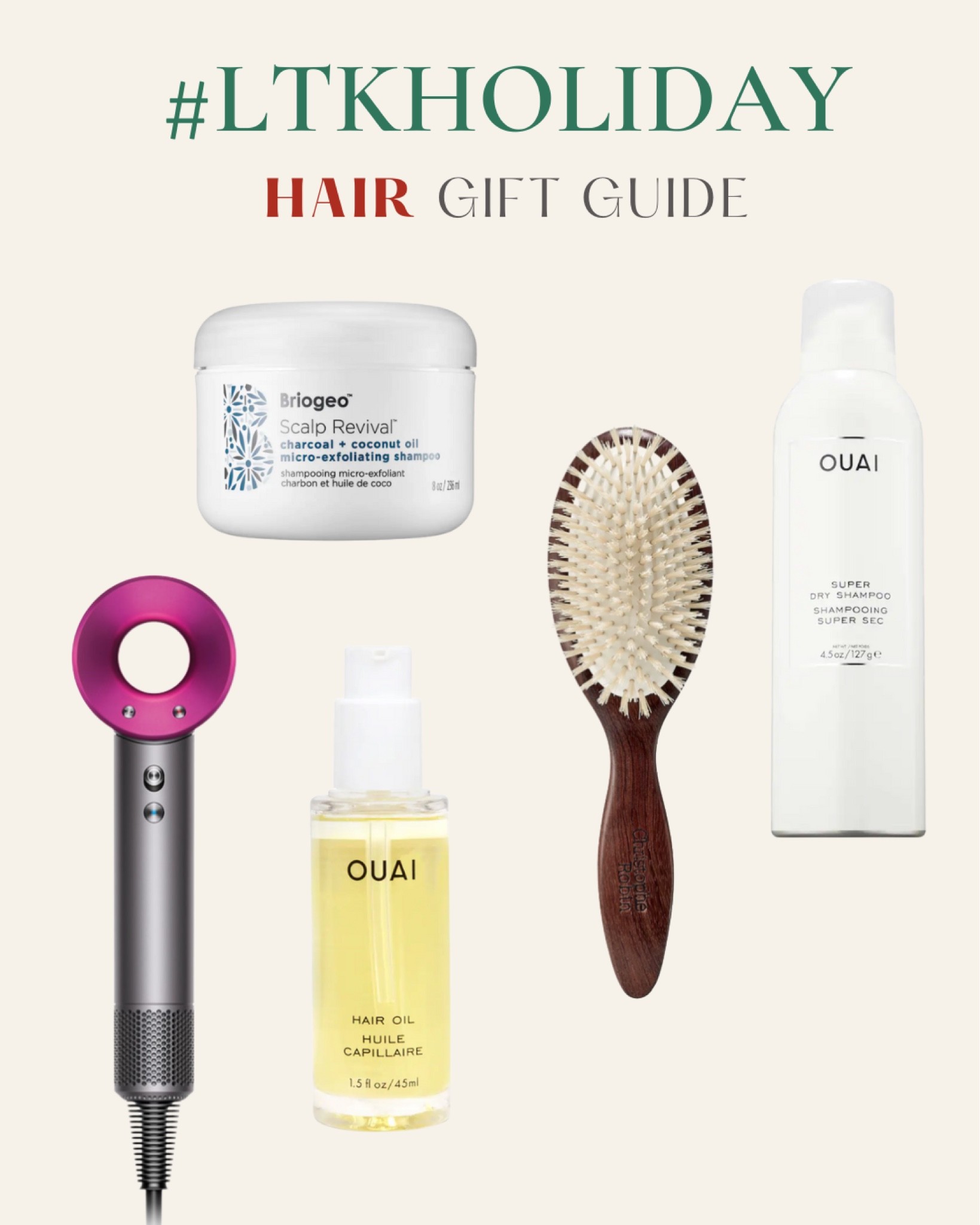 Best of hair from Sephora gift guide. Dry shampoo, stain hair dryer, scalp scrub, hair oil and boar bristle detangling hair brush. #hairtools #haircare #hair #giftguide #LTKGiftGuide #LTKGiftGuide

#LTKbeauty #LTKHoliday #LTKGiftGuide