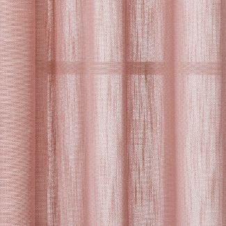 1pc Sheer Contrast Edge Window Curtain Panel - Threshold™ | Target