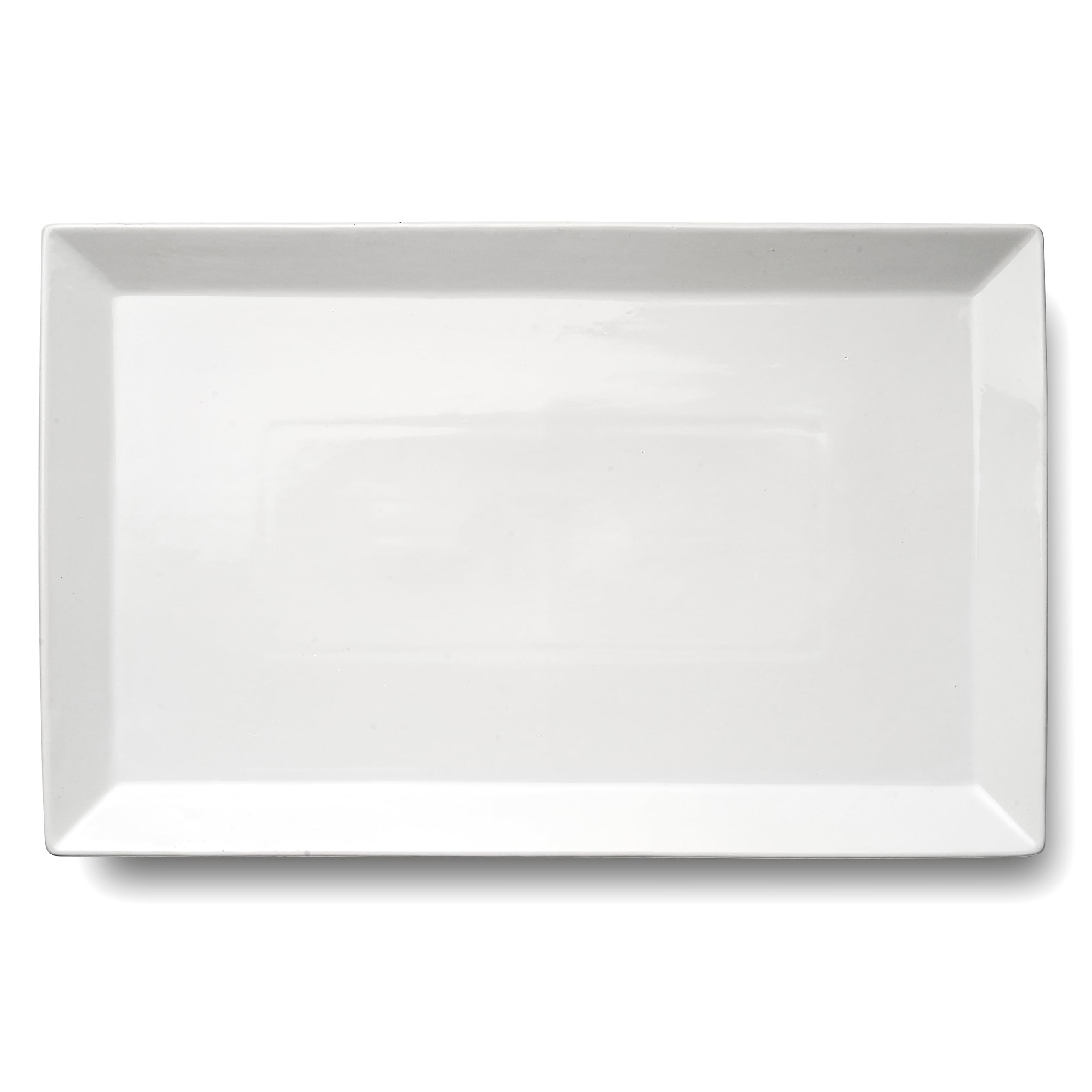 MIECOO Large Serving Platter, 18.5" x 11.5" White Serving Tray, Rectangular Porcelain Plate for Party, Wedding, Birthday, Entertaining, Food, Appetizer, Fruit, Sushi, Dessert | Amazon (US)