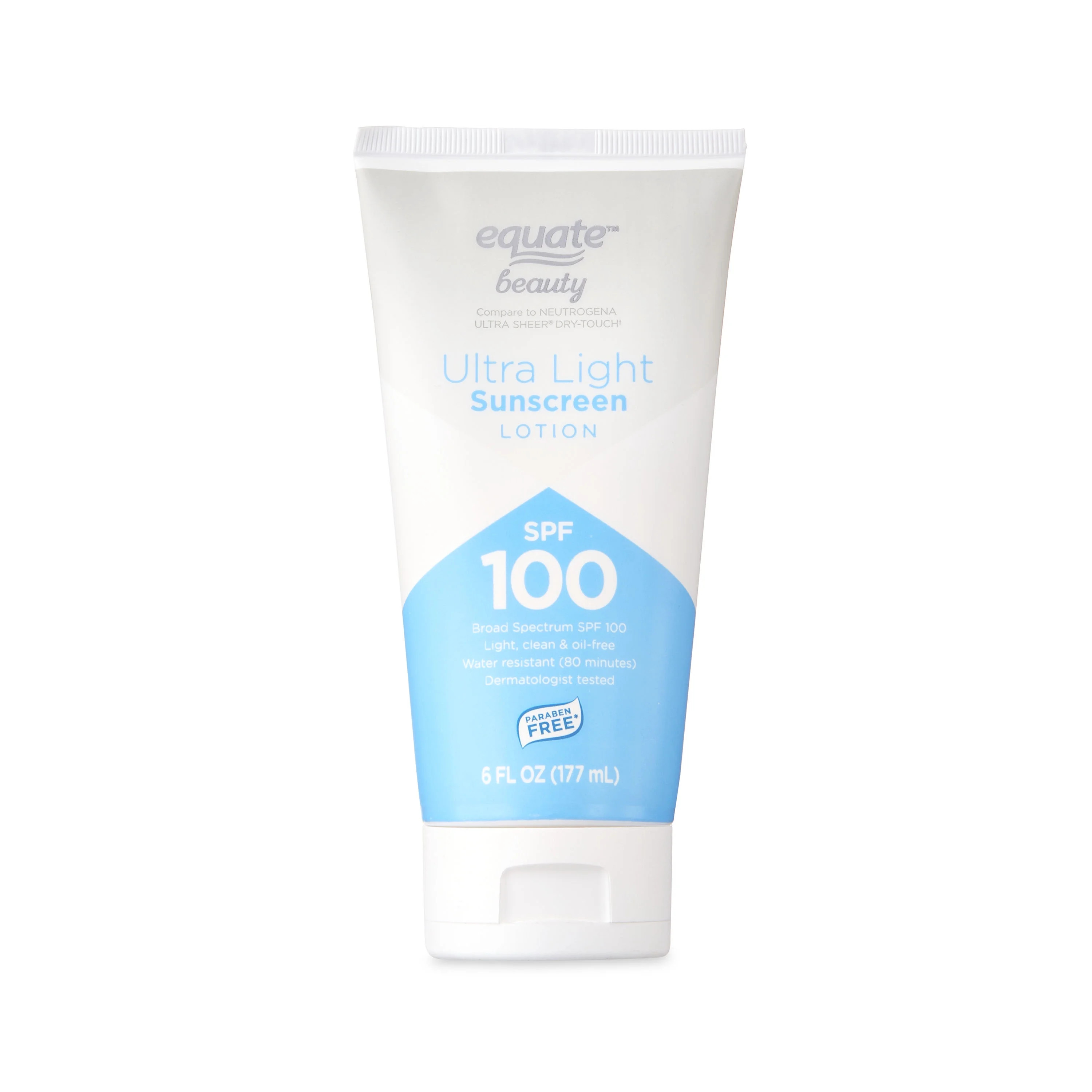 Equate Ultra Light Sunscreen Lotion, SPF 100, 6 fl oz | Walmart (US)