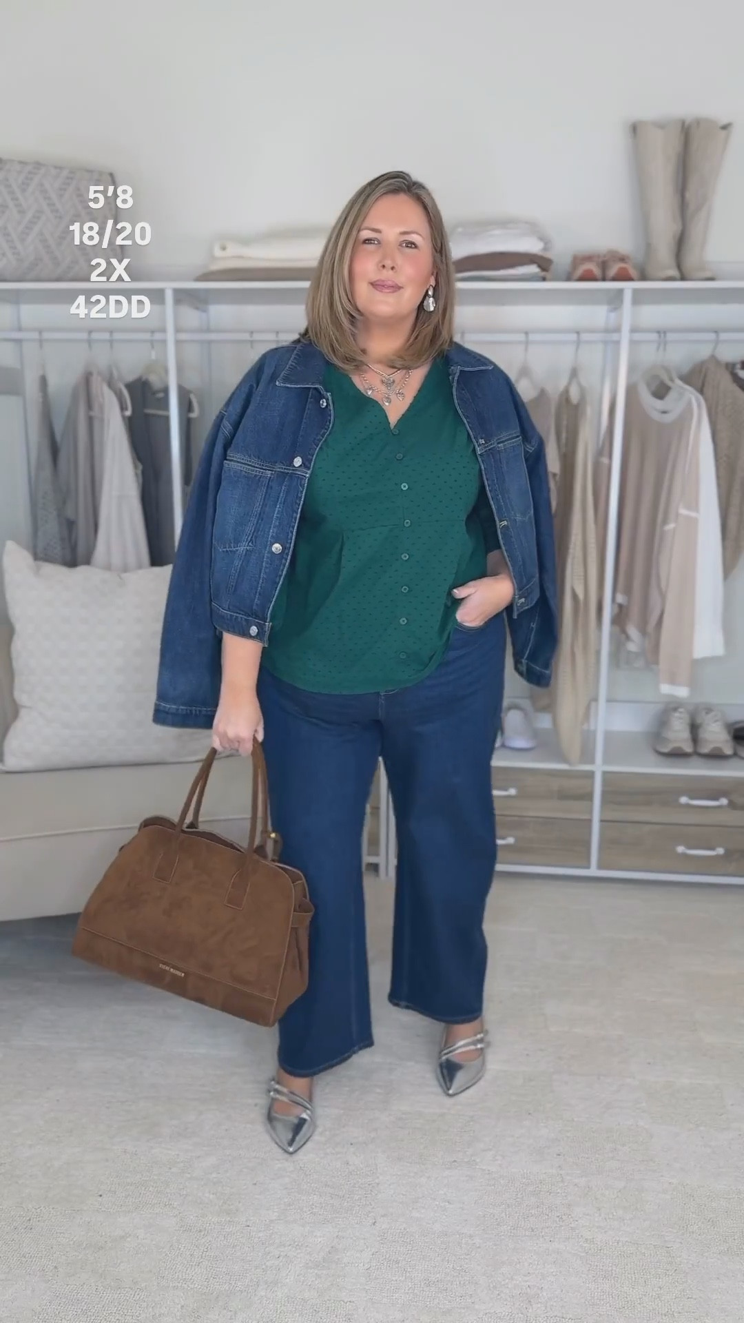 These barrel jeans were so popular last month — now they’re on sale!!

Wearing a XXL in the flannel and 2X in the leggings! Wearing an 18 in the top, 2X in the jacket and jeans! 

Use my code ASHLEYDXSPANX sitewide for non sale items + new customers only!

Plus size fashion, date night outfit, ootd, fall fashion, trendy outfit ideas, denim jacket

#LTKMidsize #LTKPlusSize #LTKSaleAlert