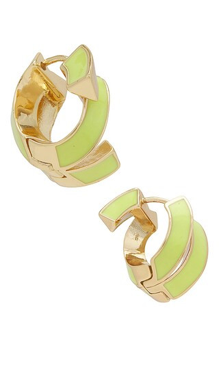 Belen Earrings in Neon Green | Revolve Clothing (Global)