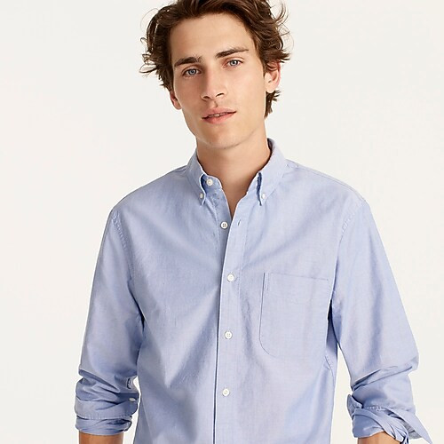 Slim Broken-in organic cotton oxford shirt | J. Crew US