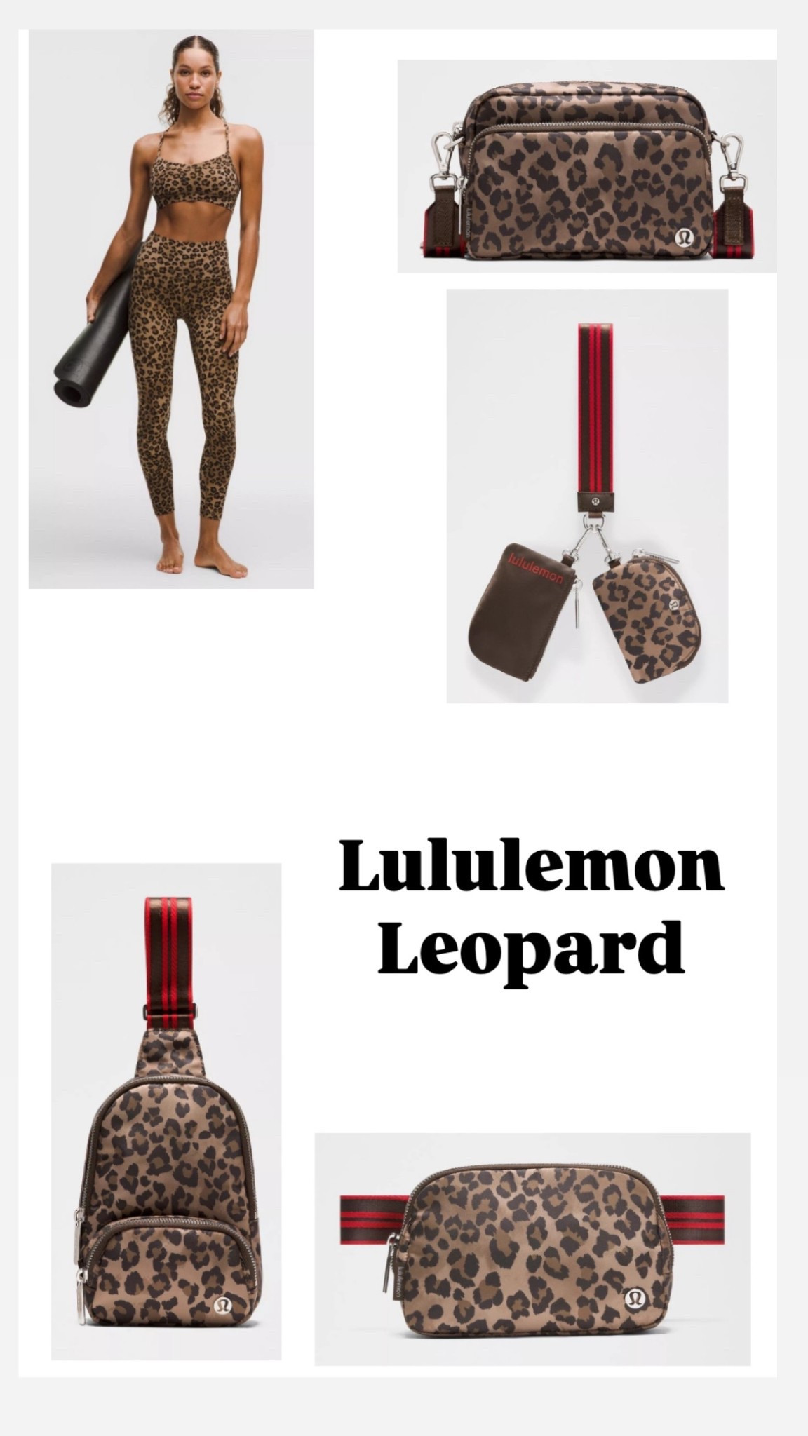 The prettiest leopard print from Lululemon. I’ll take one of each!🤗