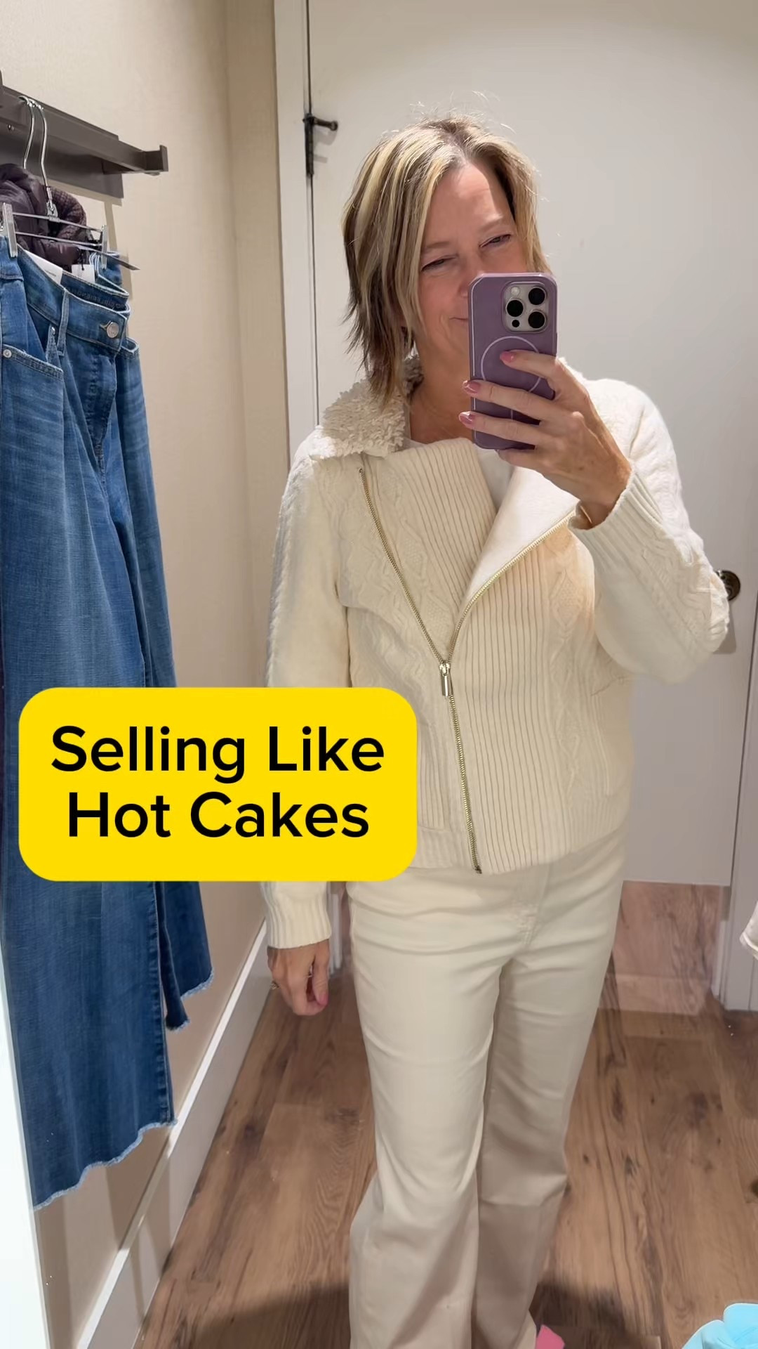 Asymmetrical sweater on major sale for Black Friday! I’m size 10, 5’8”, over 50 wearing a 1. Different textures of sweater fabric for a casual or dressy look for your vacation outfit. 
👨🏼‍✈️I’m a Houston pilot wife sharing tips to help you “travel the globe without a worry in the world” on YTube and IG.  #travelstyle #traveloutfit #styleover50

#LTKTravel #LTKOver40 #LTKCyberWeek