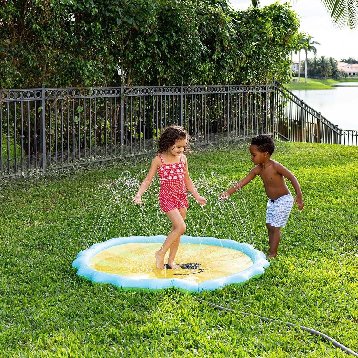 Good Vibes Sunshine Splash Pad Sprinkler, Multi | Maisonette