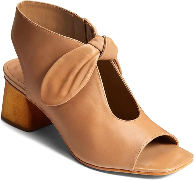 MOOMMO Women Heeled Sandals with Bow Open Toe Low Chunky Block Heel Sandal Booties Cutout 2" Heel... | Amazon (US)