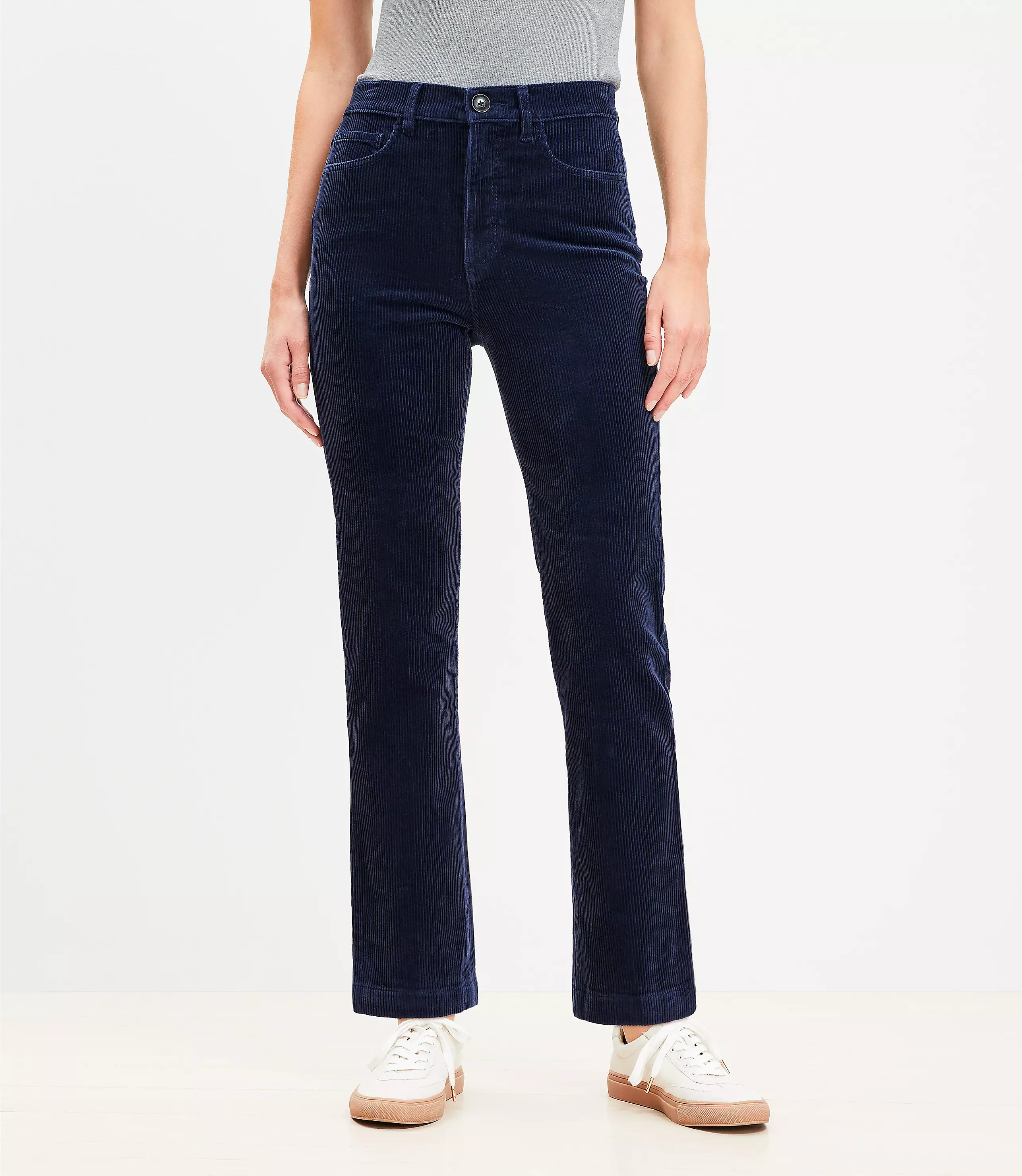 Curvy Straight Corduroy Pants | LOFT