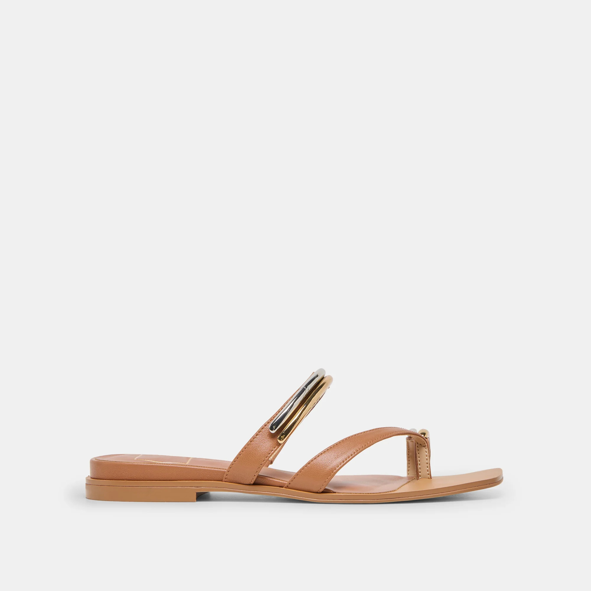 Tarina Sandals Caramel Leather | DolceVita.com